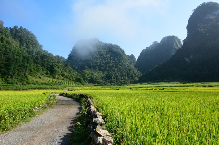 cung đường đến núi mặt thần