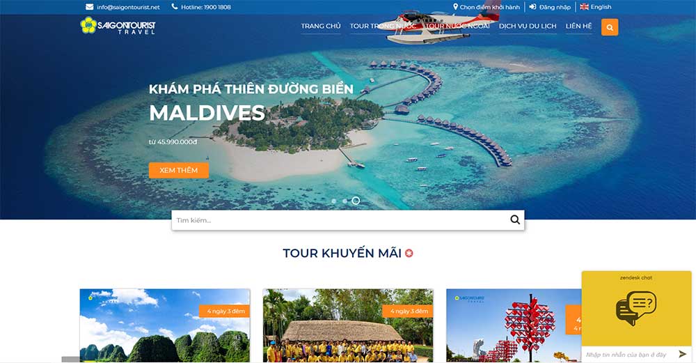 Website Saigontourist