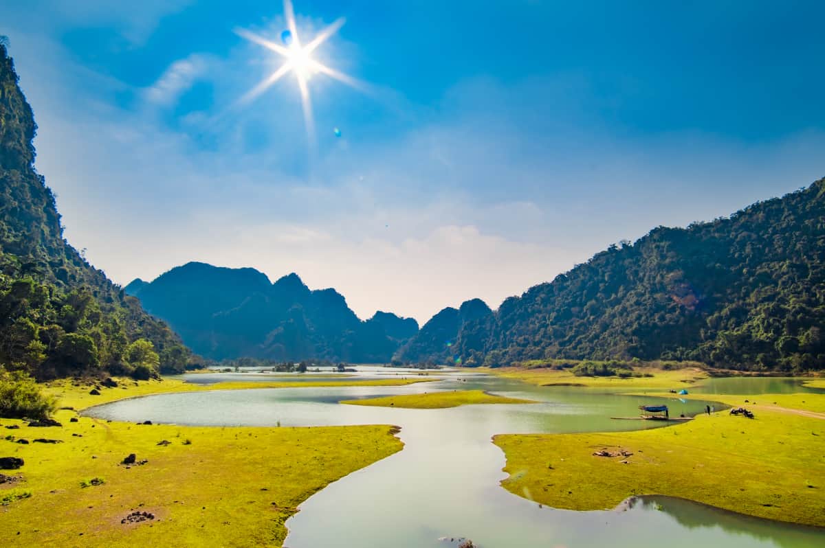 Thảo nguyên Đồng Lâm tại tỉnh Lạng Sơn miền Bắc