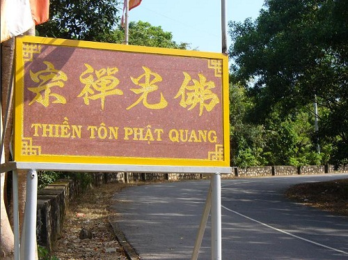 bảng tên tôn thiền phật quang