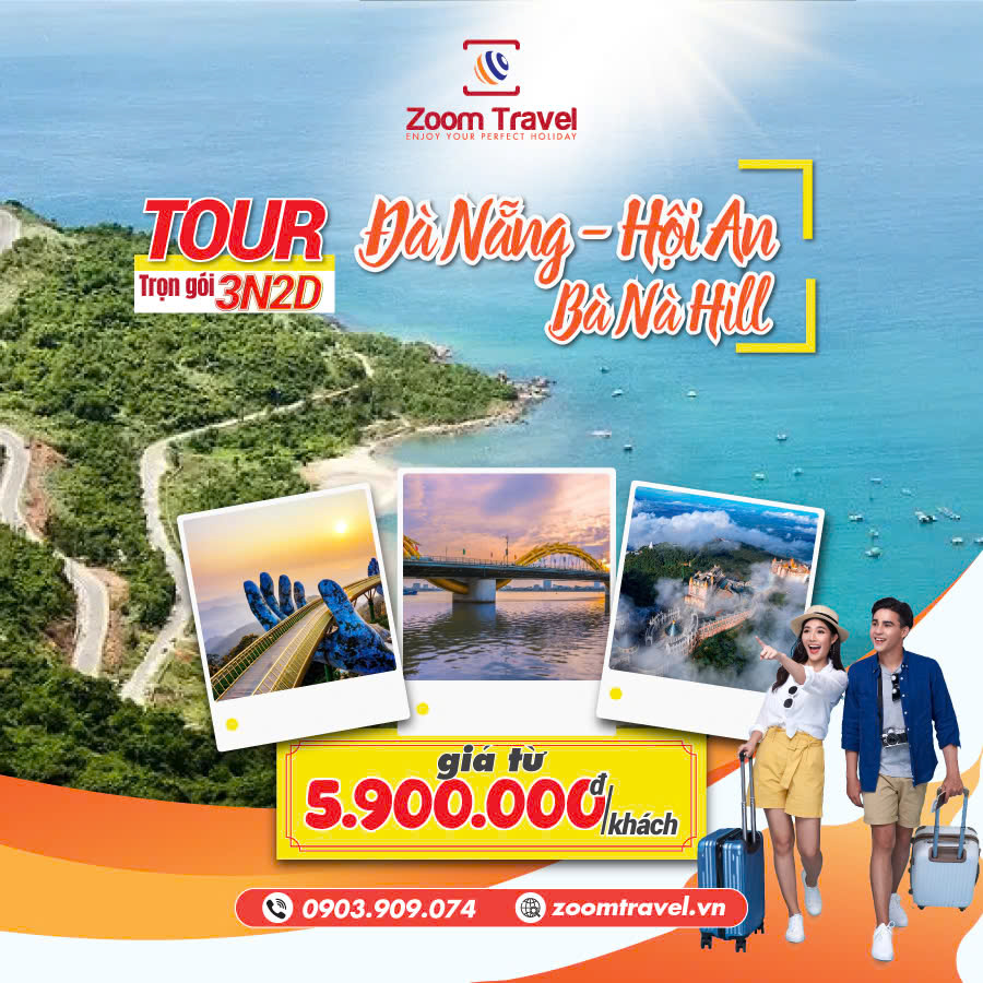 ĐÀ NẴNG - HỘI AN - SƠN TRÀ - BÀ NÀ HILL  3N2Đ