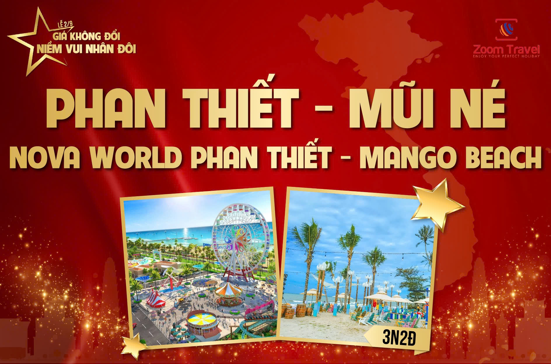 TOUR MŨI NÉ - PHAN THIẾT 3 NGÀY 2 ĐÊM 2/9 2024