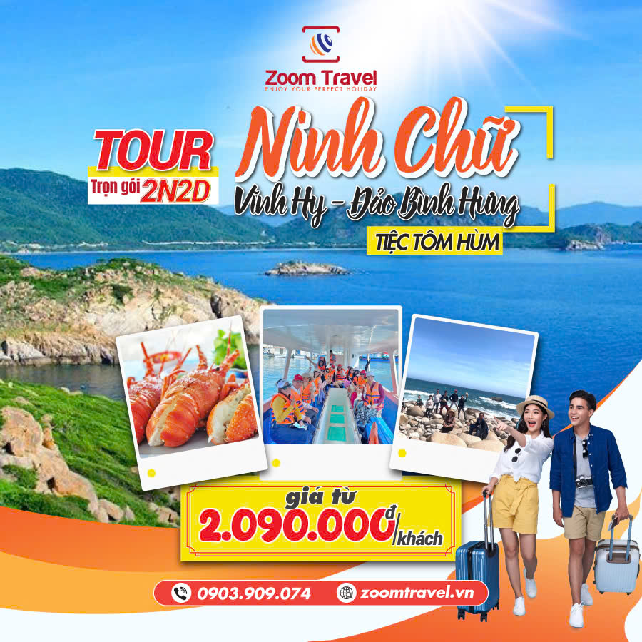 TOUR VĨNH HY - BÌNH HƯNG  - NINH CHỮ 2N2Đ