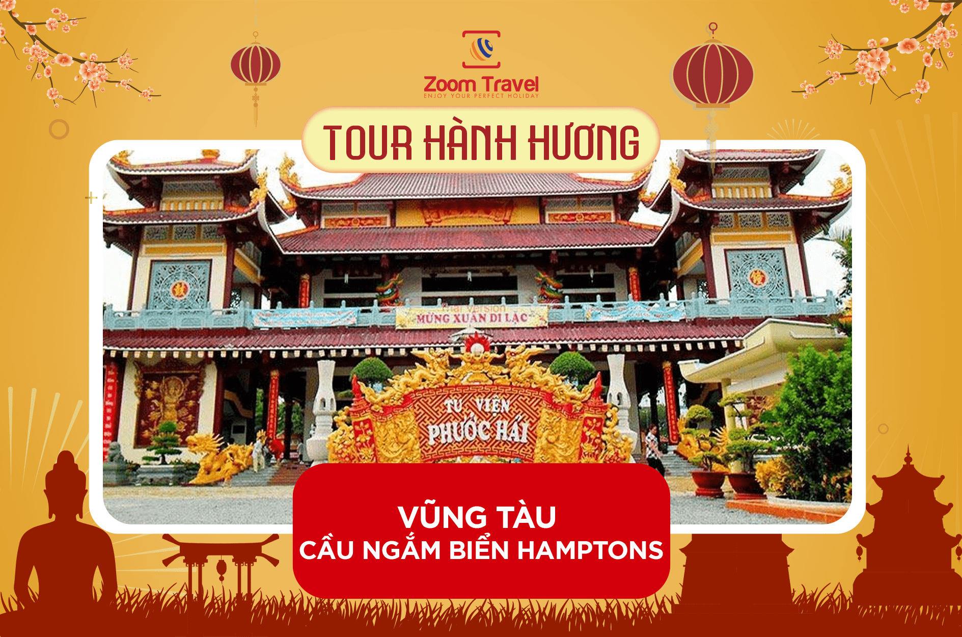 TOUR VŨNG TÀU - CẦU NGẮM BIỂN HAMPTONS 1 NGÀY 